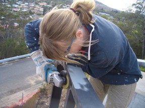 grinding welds